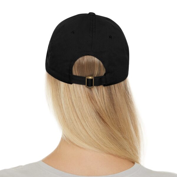 Dad Hat with Leather Patch (Round) - Image 48