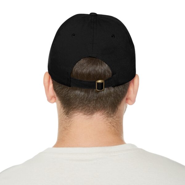 Dad Hat with Leather Patch (Round) - Image 49