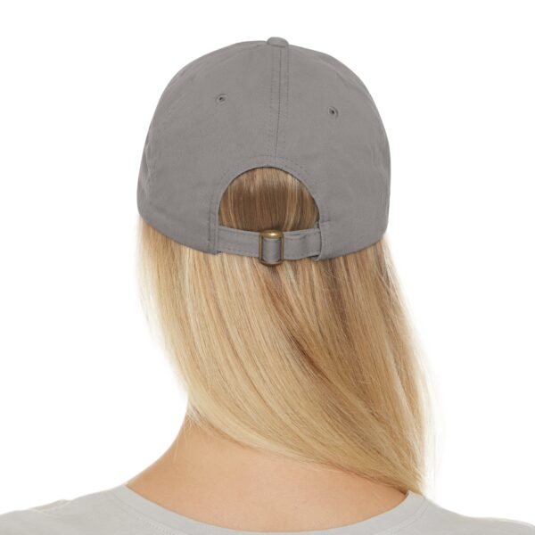 Dad Hat with Leather Patch (Round) - Image 104