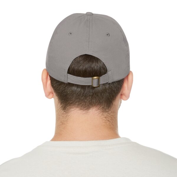 Dad Hat with Leather Patch (Round) - Image 105