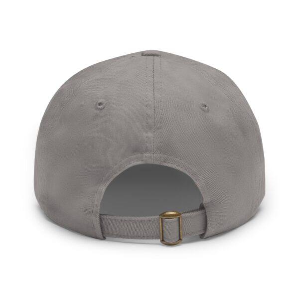 Dad Hat with Leather Patch (Round) - Image 115