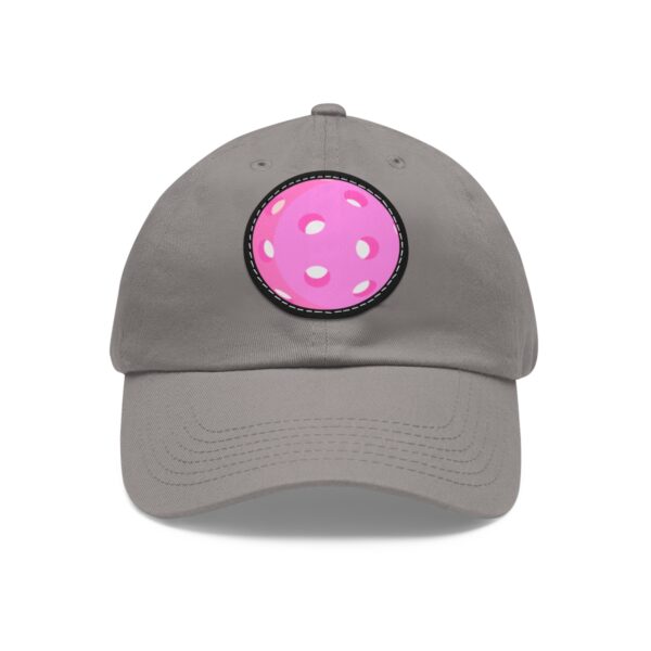 Dad Hat with Leather Patch (Round) - Image 99