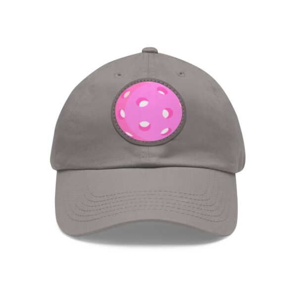 Dad Hat with Leather Patch (Round) - Image 106