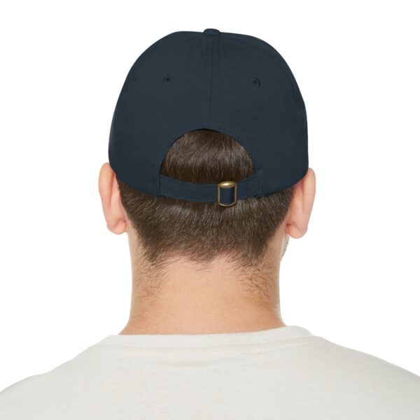 Dad Hat with Leather Patch (Round) - Image 70