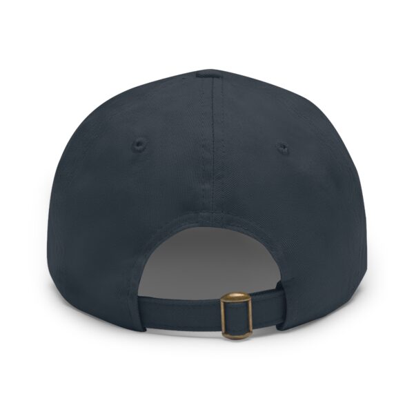 Dad Hat with Leather Patch (Round) - Image 80