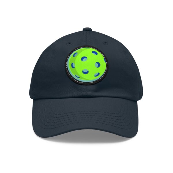 Dad Hat with Leather Patch (Round) - Image 78