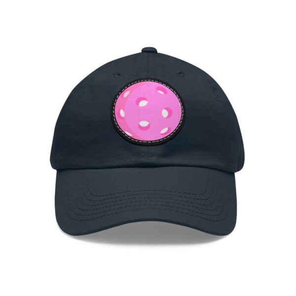 Dad Hat with Leather Patch (Round) - Image 64