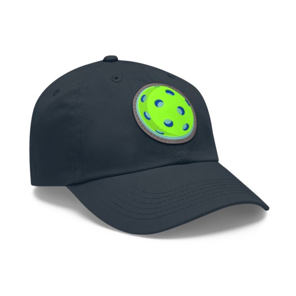 Dad Hat with Leather Patch (Round) - Image 86