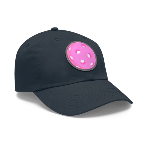 Dad Hat with Leather Patch (Round) - Image 72