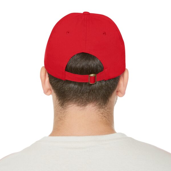 Dad Hat with Leather Patch (Round) - Image 28