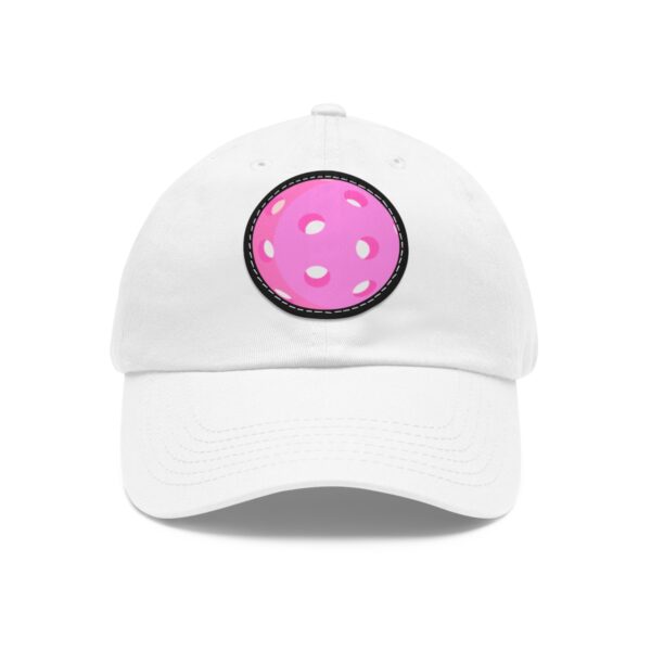 Dad Hat with Leather Patch (Round) - Image 8