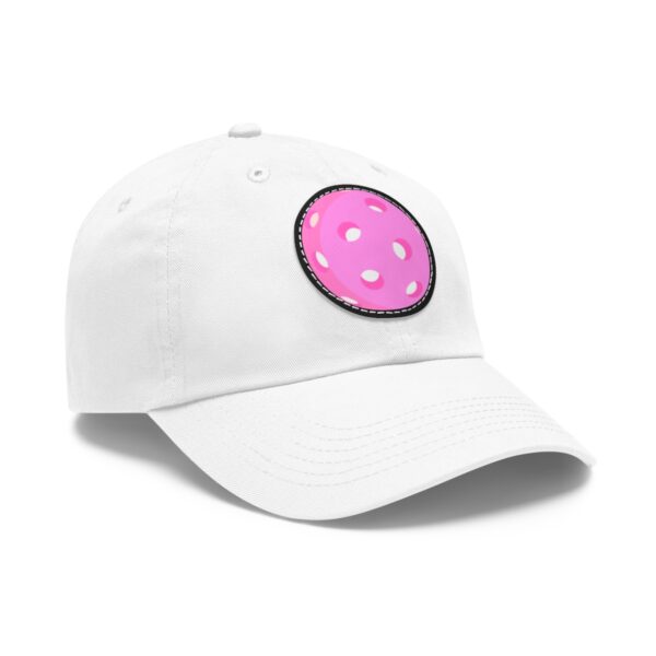 Dad Hat with Leather Patch (Round) - Image 9